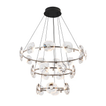 Golden Canada 5028-12-8-6 CH - Ziva by Golden Lighting Celestia 26-light Integrated LED Chandelier in Chrome